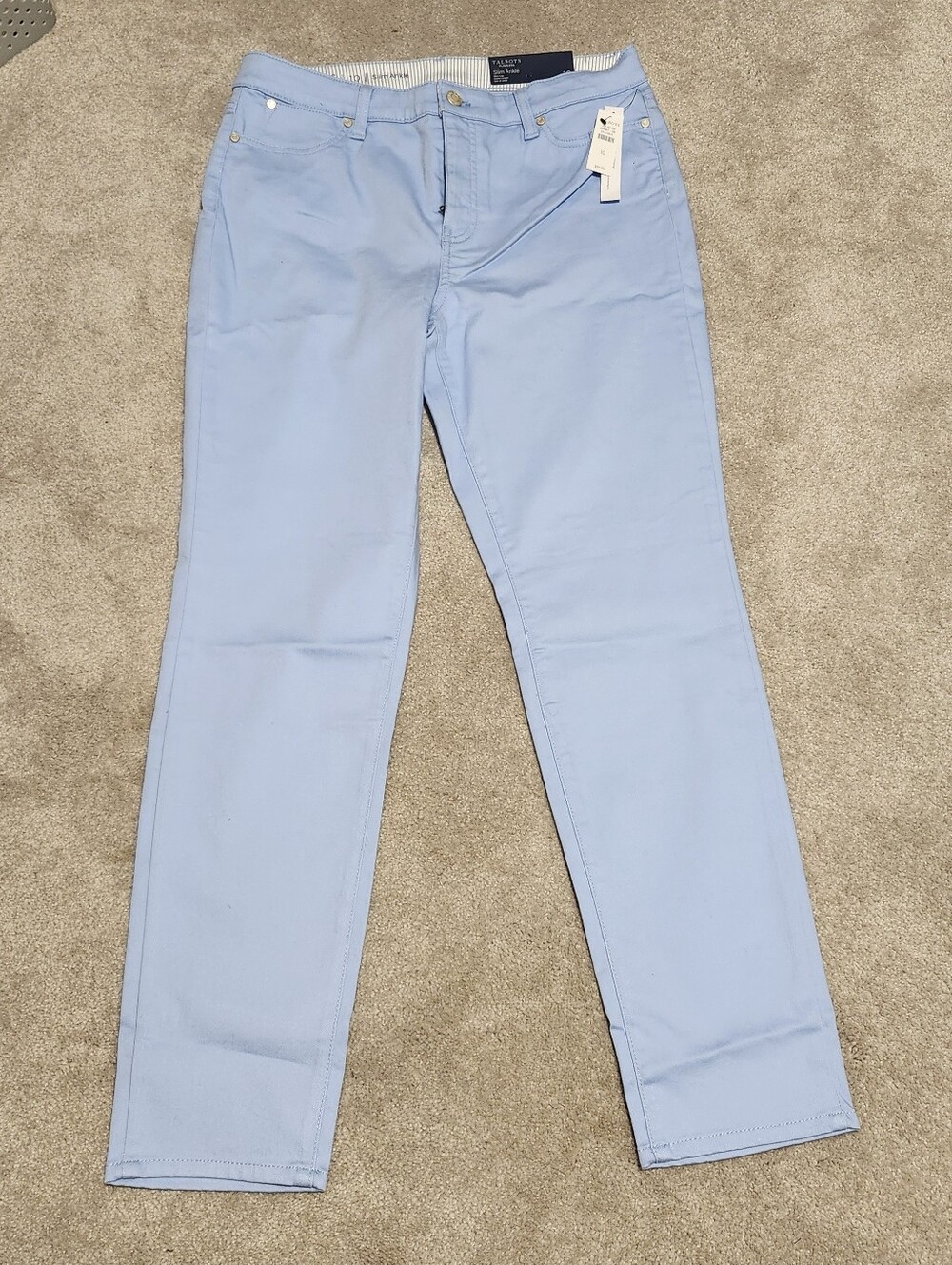 NWT Talbots Flawless Slim Ankle Light Blue Jeans Women's Size 10 Originally $95 - Picture 2 of 6